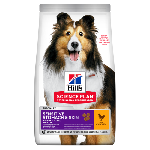 Hill's Science Plan Adult Sensitive Stomach & Skin Medium Dry Dog Food